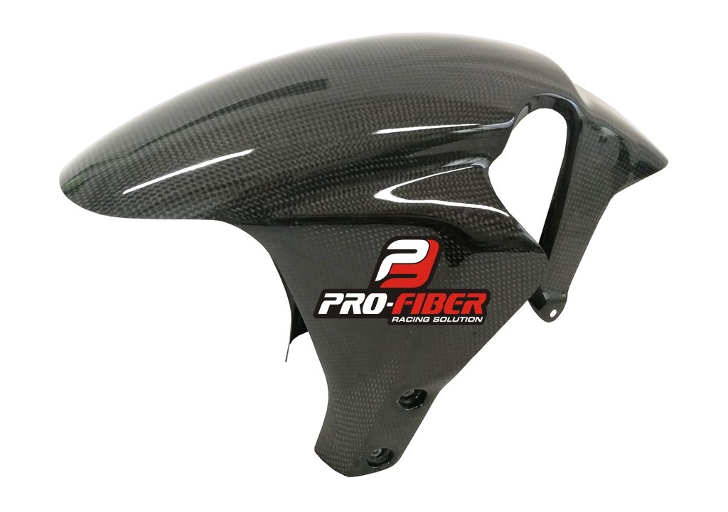 thumbnail image 2 of Carbon Fiber Racing Front Fender – Honda CBR600RR 2007-2021 – Gloss 3K Twill Weave 2 of 2
