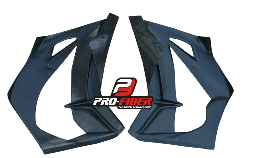 Bestem Carbon Fiber Front Fairing Nose For ZX10R / ZX-10R 2016-2019 – Glossy Twill